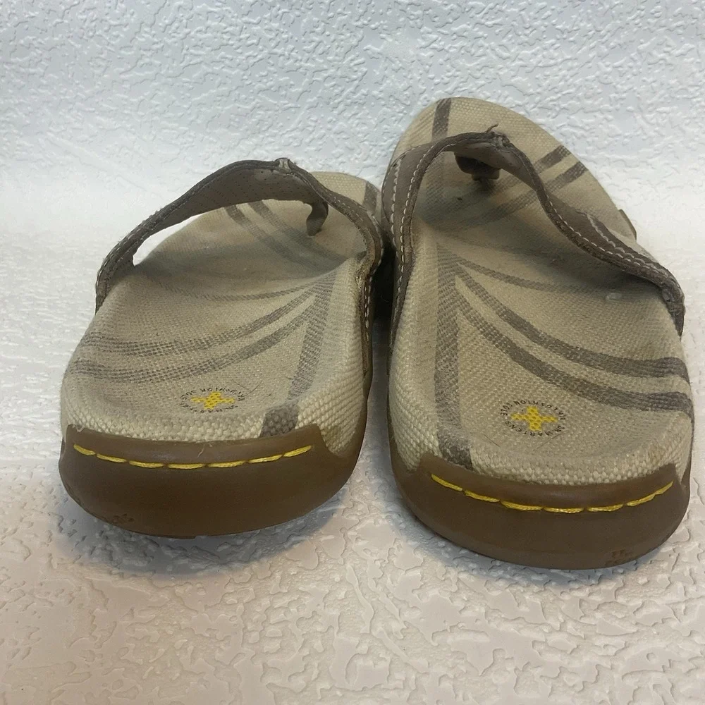 Dr. Martens Brown and Tan Men's Flip-Flops